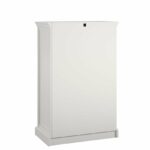 Dorel Bristol 5 Drawer Dresser in Painted White MDF-22387