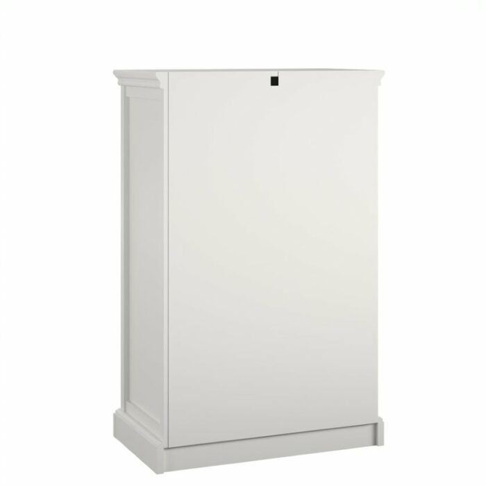 Dorel Bristol 5 Drawer Dresser in Painted White MDF-22387