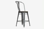 Dorel Luxor 24" Counter Stool Silver, Gunmetal, Bronze, Copper or White Pack of 2-22470