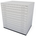 Orchard A0 12 Drawer Traditional Plan Chest - choice of 4 colours-22579