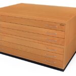 Orchard A1 6 Drawer Traditional Plan Chest - choice of 4 colours-0