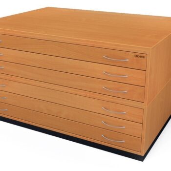 Orchard A1 6 Drawer Traditional Plan Chest - choice of 4 colours-0