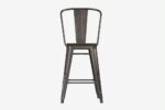 Dorel Luxor 30" Bar Stool Gunmetal, Bronze, Copper or White Pack of 2-22505