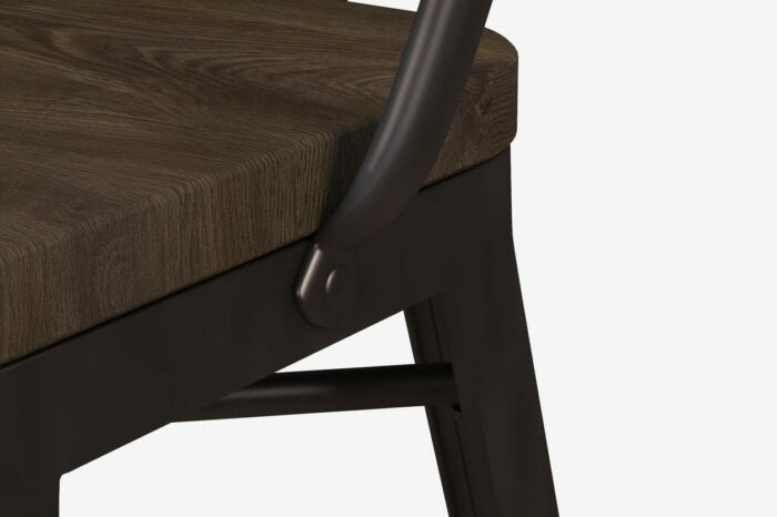 Dorel Luxor 24" Counter Stool Silver, Gunmetal, Bronze, Copper or White Pack of 2-22484