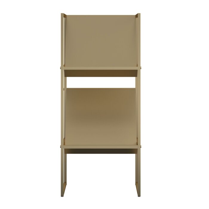 Novogratz Helix Vinyl Record Storage in Black/Gold-22794