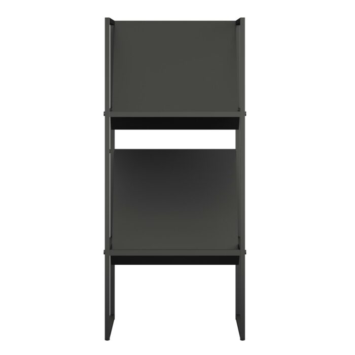 Novogratz Helix Vinyl Record Storage in Black/Gold-22792