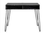 Novogratz Athena Desk Black/White Marble-22693