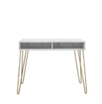 Novogratz Athena Desk Black/White Marble-22699