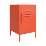 Novogratz Cache Metal Locker End Table Blue/Mint/Orange/Yellow-22742