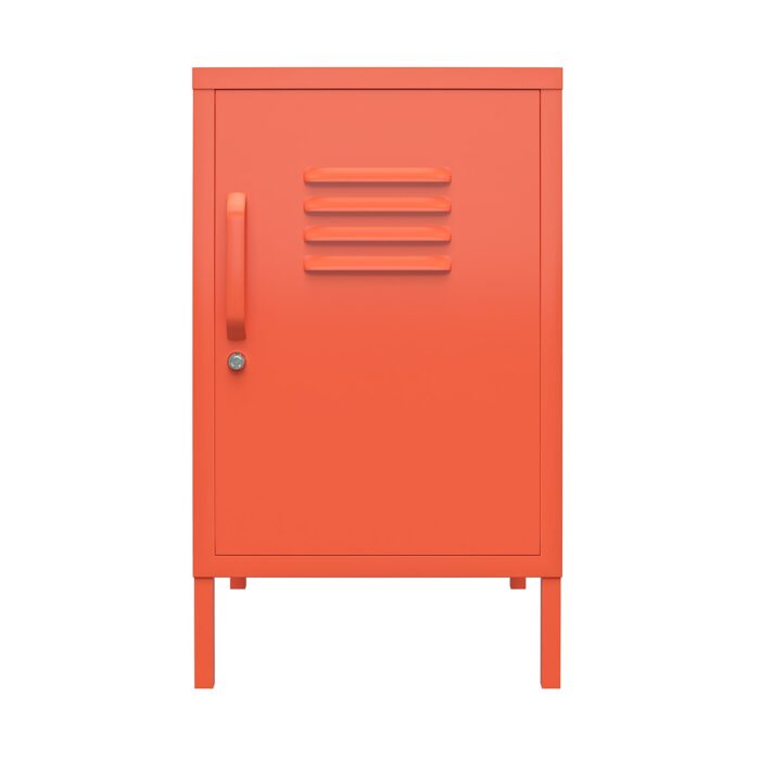 Novogratz Cache Metal Locker End Table Blue/Mint/Orange/Yellow-22745