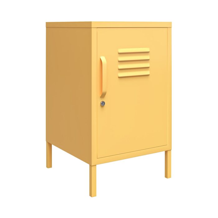 Novogratz Cache Metal Locker End Table Blue/Mint/Orange/Yellow-22744