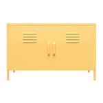 Novogratz Cache 2 Door Metal Locker Accent Cabinet in Blue/Mint/Orange/Yellow-22728