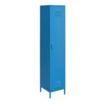 Novogratz Cache Single Metal Locker Storage Cabinet Blue/Mint/Orange/Yellow-0