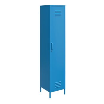 Novogratz Cache Single Metal Locker Storage Cabinet Blue/Mint/Orange/Yellow-0