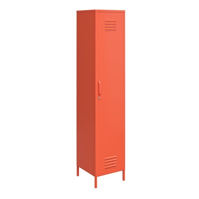 Novogratz Cache Single Metal Locker Storage Cabinet Blue/Mint/Orange/Yellow-22762