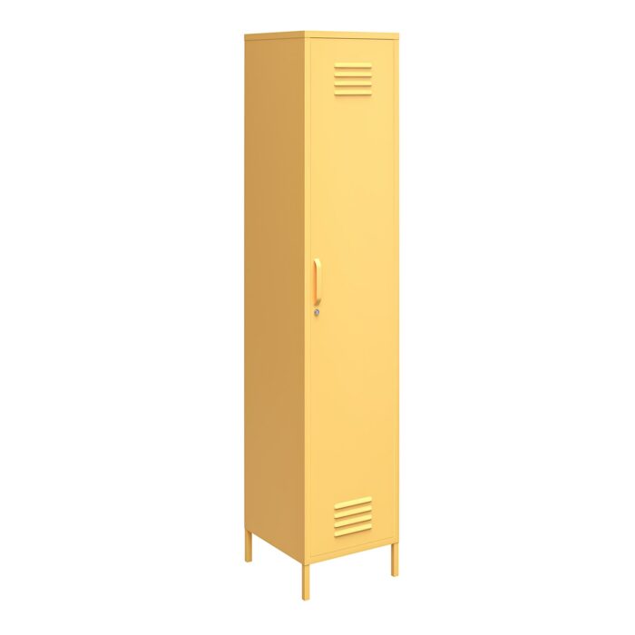 Novogratz Cache Single Metal Locker Storage Cabinet Blue/Mint/Orange/Yellow-22760