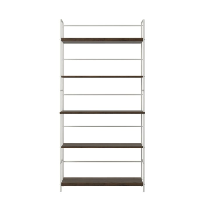 Novogratz Webster 5 Shelf Bookcase Walnut-22808