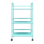 Novogratz Cache Metal Rolling Cart Blue/Mint/Orange/Yellow-22753