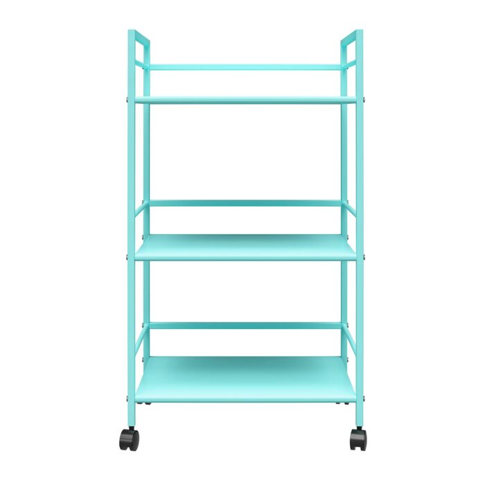 Novogratz Cache Metal Rolling Cart Blue/Mint/Orange/Yellow-22753