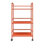 Novogratz Cache Metal Rolling Cart Blue/Mint/Orange/Yellow-22751