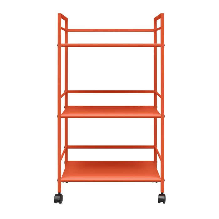 Novogratz Cache Metal Rolling Cart Blue/Mint/Orange/Yellow-22751