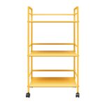 Novogratz Cache Metal Rolling Cart Blue/Mint/Orange/Yellow-22752