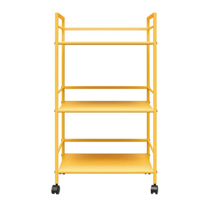 Novogratz Cache Metal Rolling Cart Blue/Mint/Orange/Yellow-22752