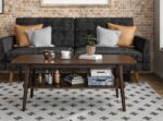 Novogratz Brittany Coffee Table walnut finish on wood veneer -22671