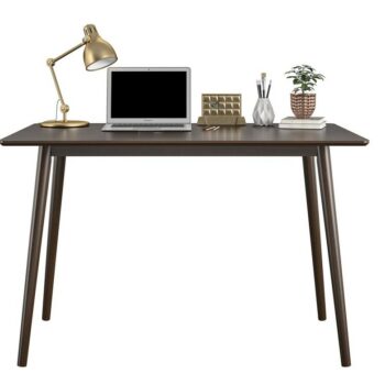 Novogratz Brittany Desk walnut finish on wood veneer -0