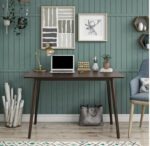 Novogratz Brittany Desk walnut finish on wood veneer -22676
