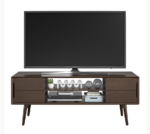 Novogratz Brittany TV Stand 55” Walnut Veneer-0