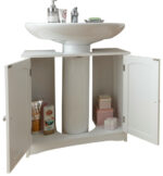 GFW Colonial Underbasin Bathroom Cupboard in White-23975