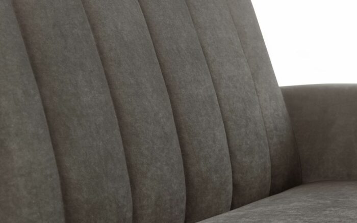 Julian Bowen Afina Sofa Bed in Grey Velvet-24343