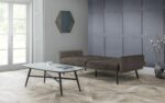 Julian Bowen Afina Sofa Bed in Grey Velvet-24344