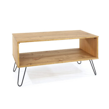 Core Augusta open coffee table in antique waxed pine-0