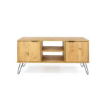 Core Augusta 2 door flat screen TV unit in antique waxed pine-23669