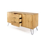 Core Augusta medium sideboard with 2 doors, 3 drawers in antique waxed pine-23676