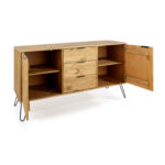 Core Augusta medium sideboard with 2 doors, 3 drawers in antique waxed pine-23677