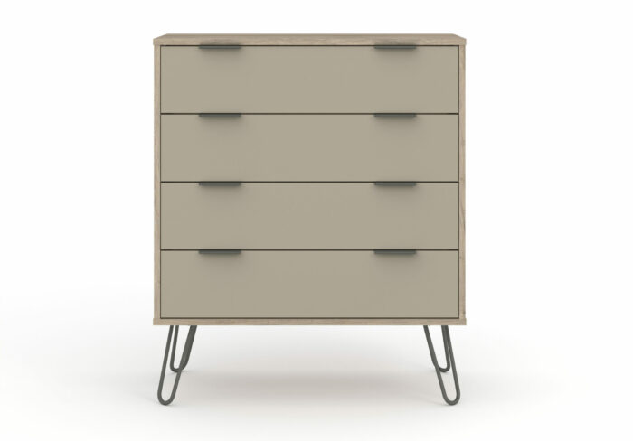 Core Augusta 4 drawer chest of drawers in driftwood and calico effect-23695