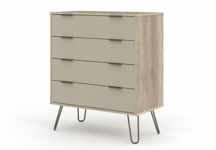 Core Augusta 4 drawer chest of drawers in driftwood and calico effect-23697