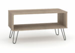 Core Augusta open coffee table in driftwood and calico effect-0