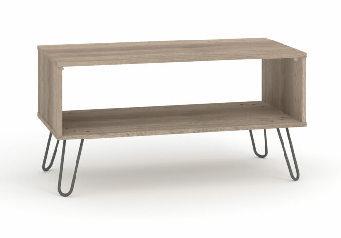 Core Augusta open coffee table in driftwood and calico effect-0