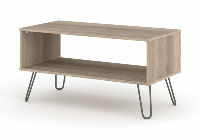 Core Augusta open coffee table in driftwood and calico effect-23732