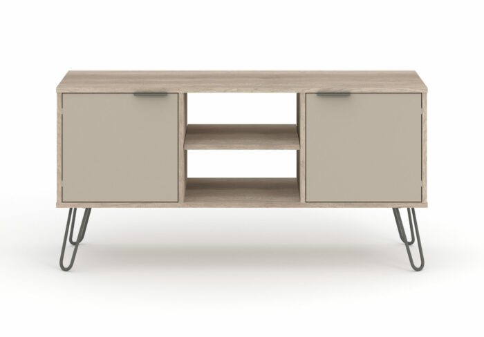 Core Augusta 2 door flat screen TV unit in driftwood and calico effect-23740