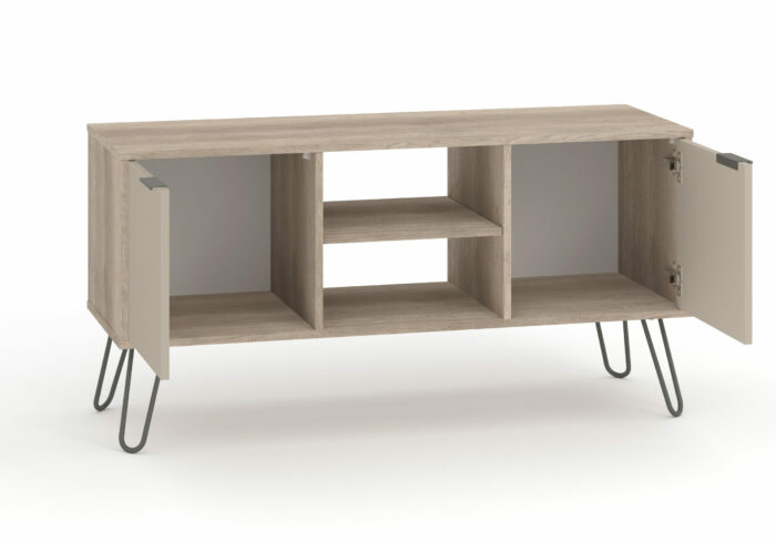 Core Augusta 2 door flat screen TV unit in driftwood and calico effect-23743