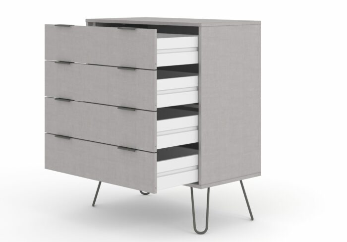 Core Augusta 4 drawer chest of drawers in grey-23780