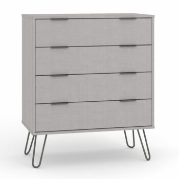 Core Augusta 4 drawer chest of drawers in grey-0