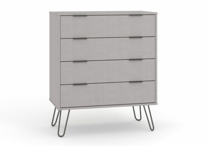 Core Augusta 4 drawer chest of drawers in grey-0