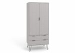Core Augusta 2 door, 2 drawer wardrobe in grey-0