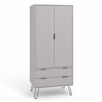 Core Augusta 2 door, 2 drawer wardrobe in grey-0